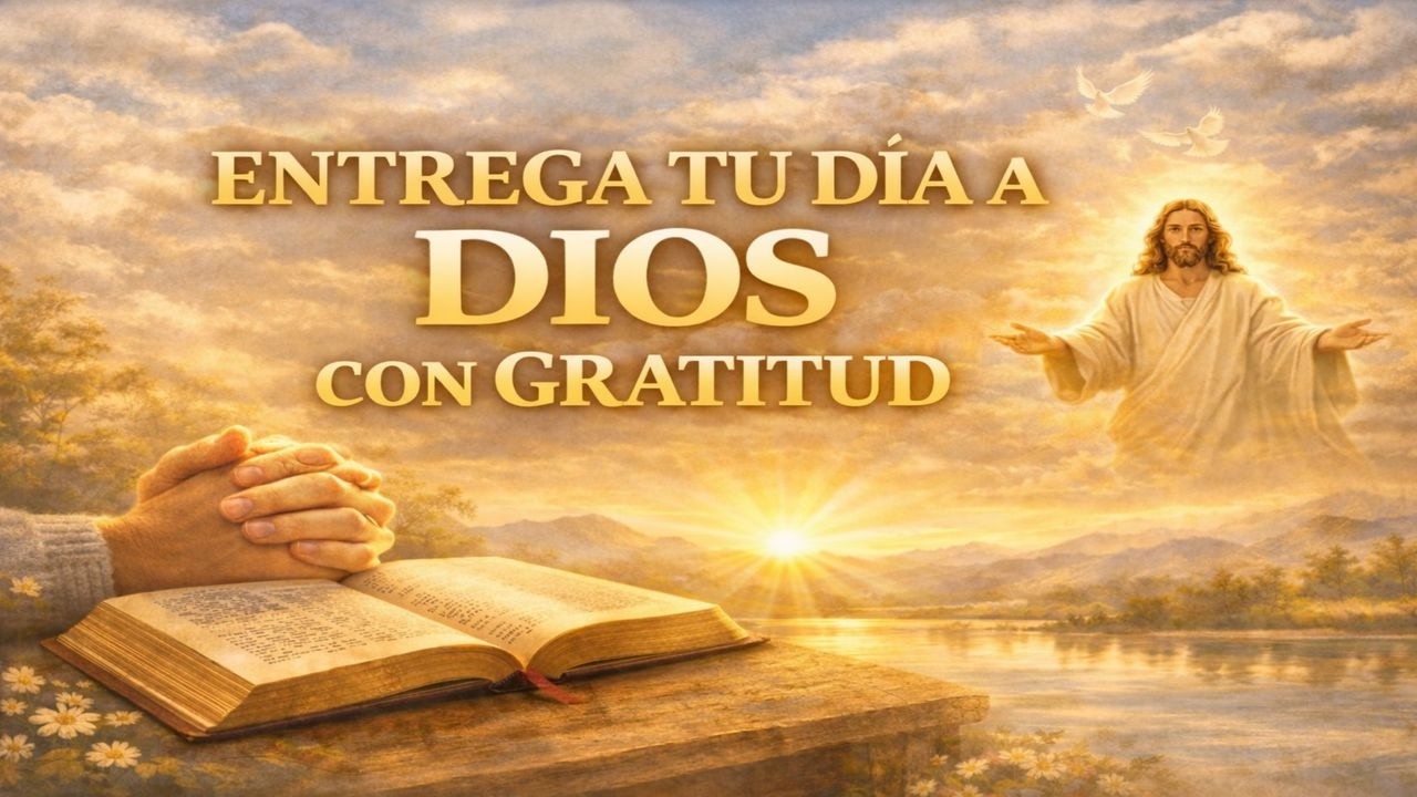 ENTREGA TU DIA A DIOS CON GRATITUD. Una oración al despertar que renueva el corazón