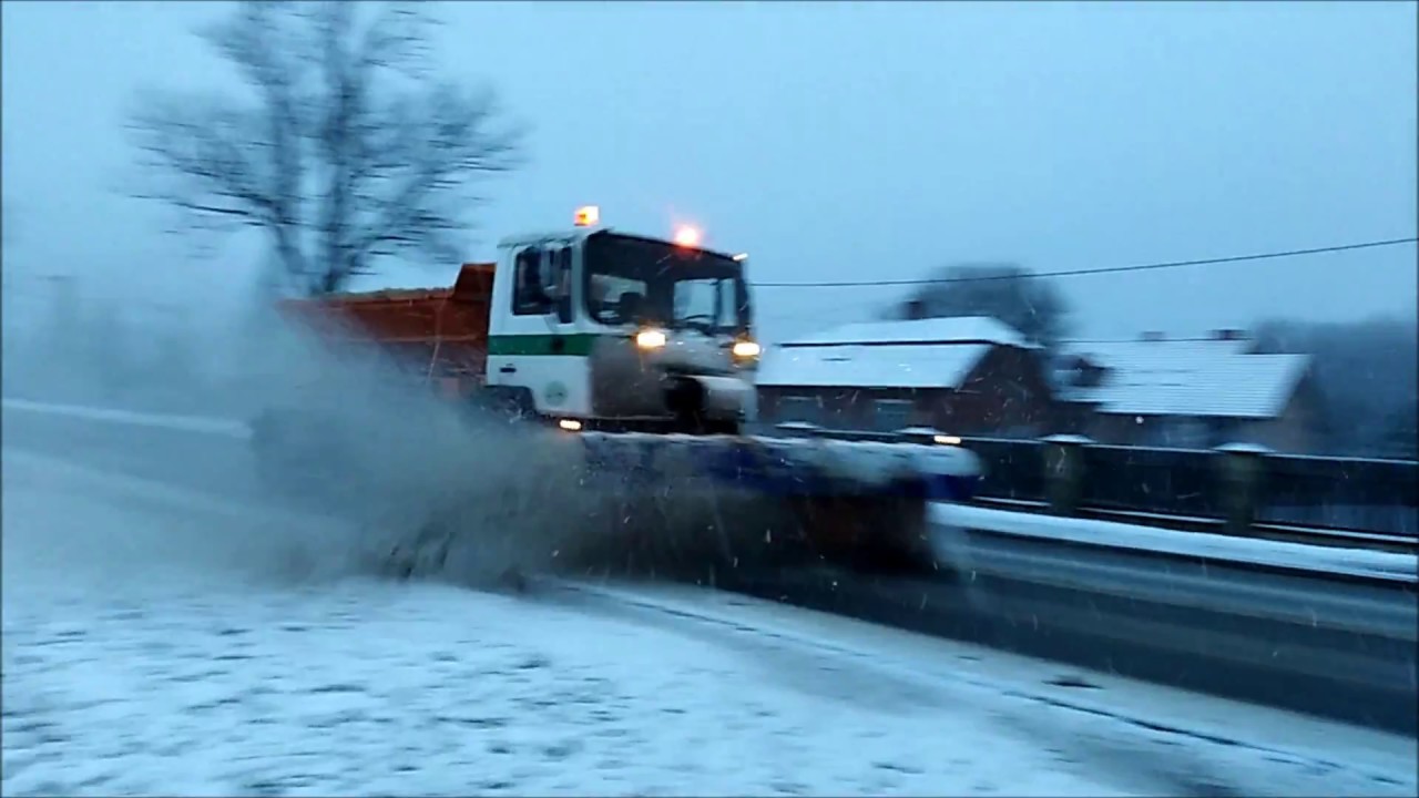 Pługi w walce ze śniegiem zima 2018 NOWY SPRZĘT