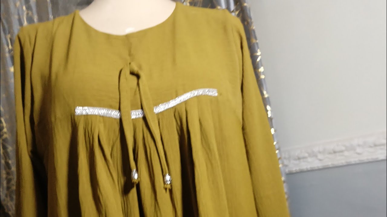 تفصيل وخياطة حجابxxL بقماش كراب فرواصي