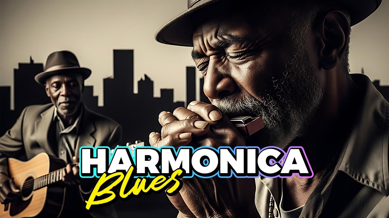 Real Mississippi Blues | Old School Guitar & Harmonica blues | Midnight Delta Blues