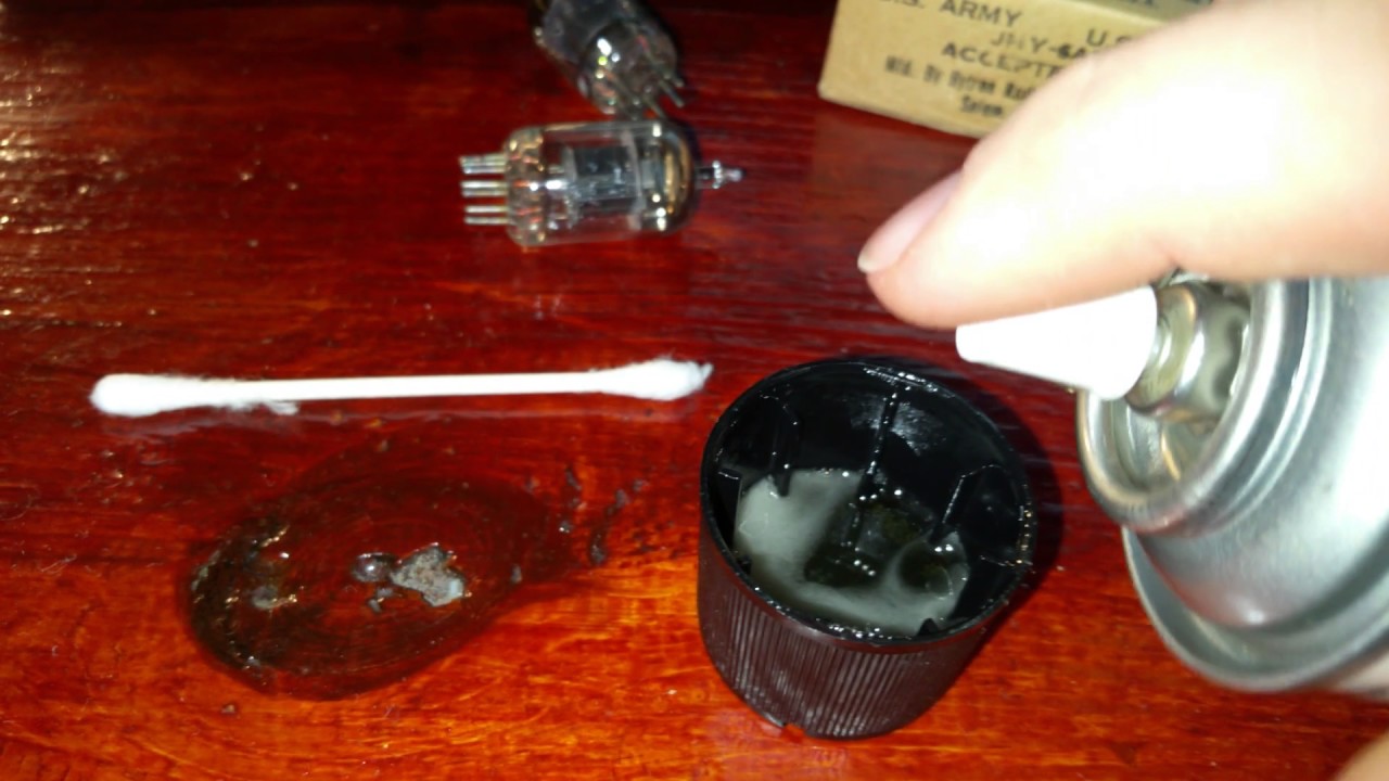 Cleaning Tube Pins and Sockets With Knock-Off Deoxit