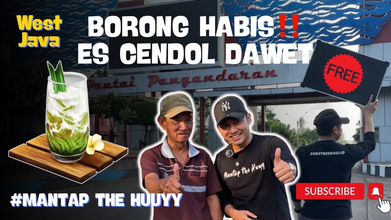BORONG HABIS ‼️ ES CENDOL DAWET DI PANGANDARAN 