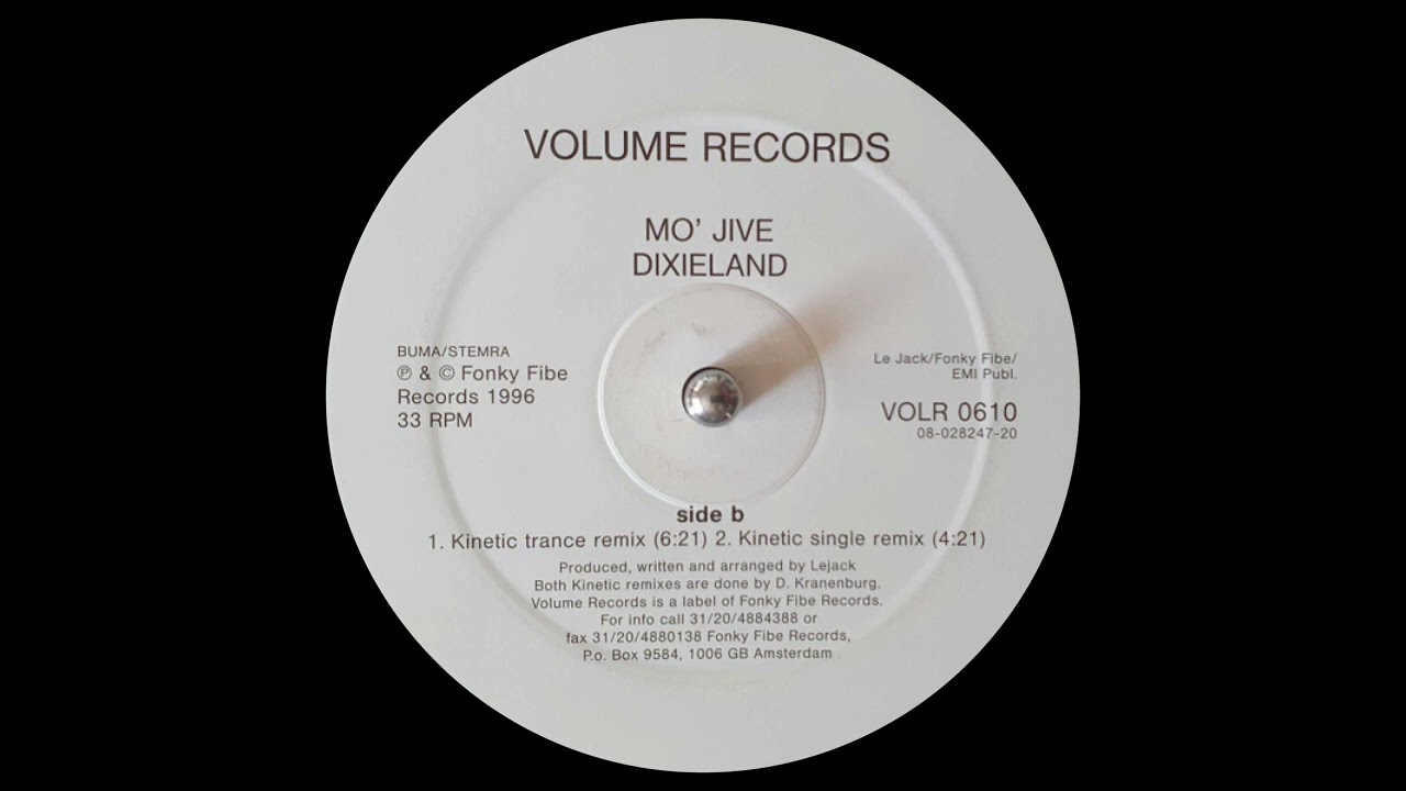 MO' Jive - Dixieland (Kinetic Trance Mix ) Classic House 1996 (HQ Sound)