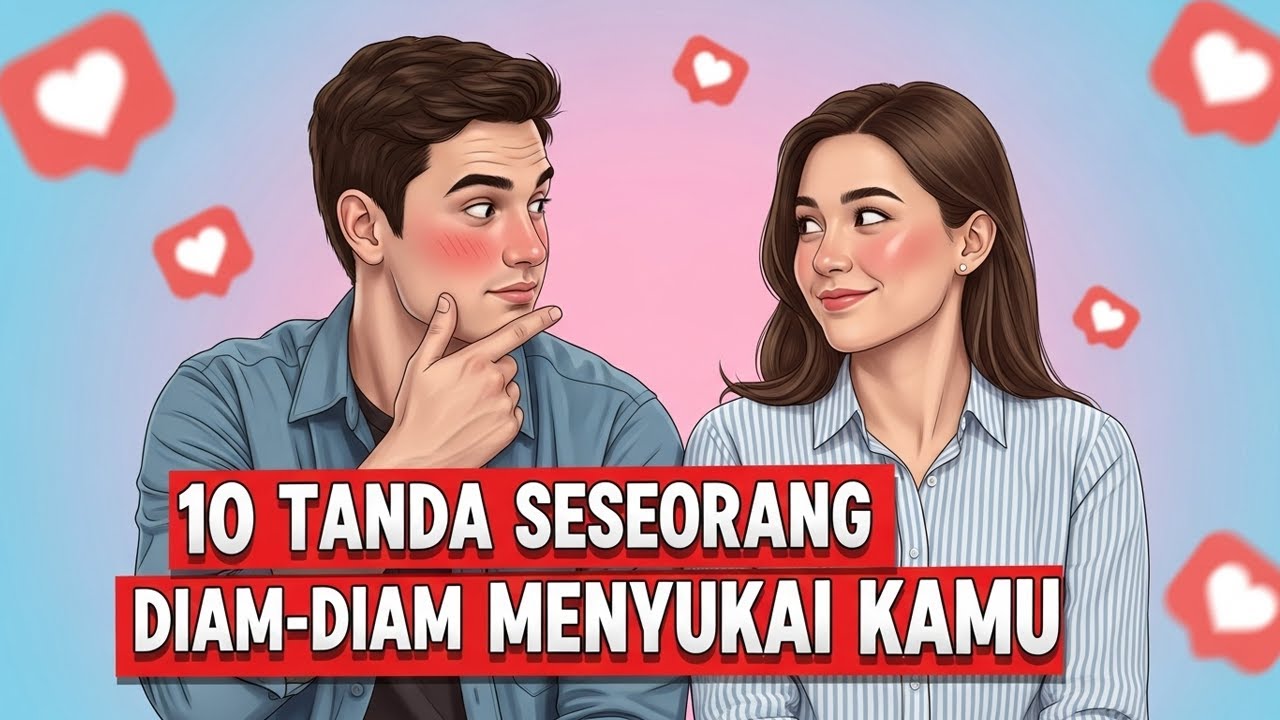 10 TANDA SESEORANG DIAM DIAM MENYUKAI KAMU #motivation