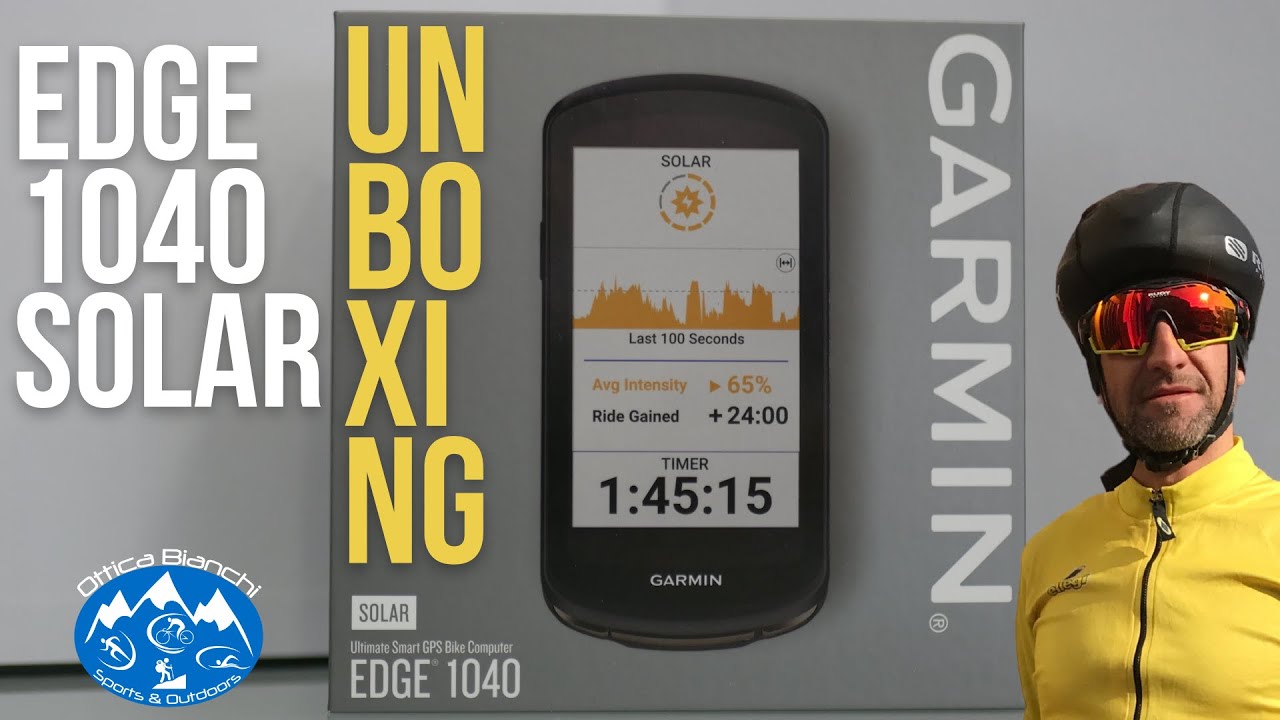 Unboxing Edge 1040 - Garmin lancia un computer da bici Solar dalla batteria quasi infinita