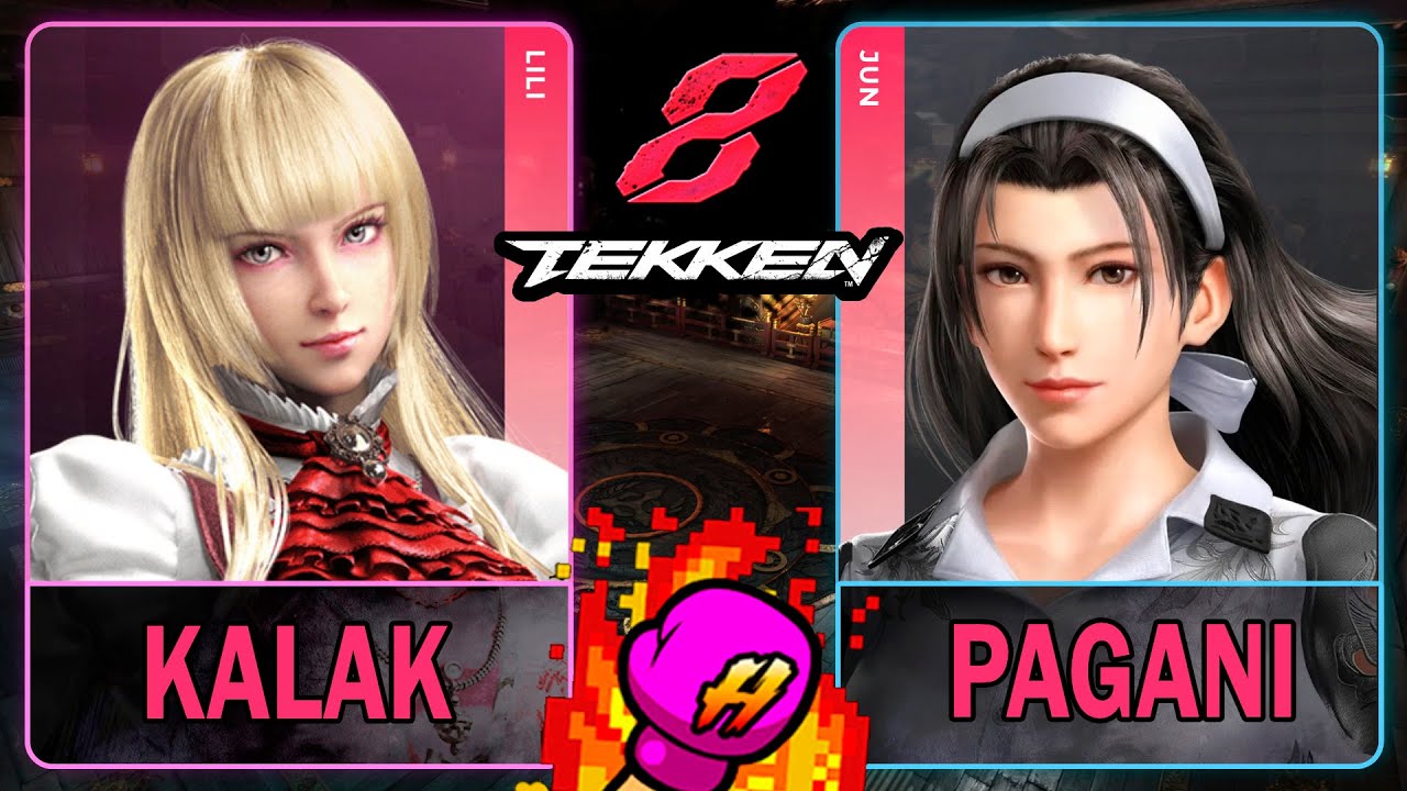 Tekken 8 Kalak (LILI) VS Pagani (JUN)🥊 鉄拳8🥊4K 60ᶠᵖˢ🥊T8🥊TK8 #tekken