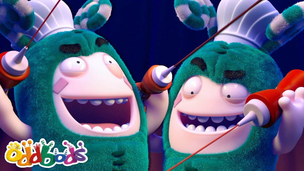 Zee's Ketchup Caper 🍅 | Oddbods | Funny Slapstick Cartoons for Kids