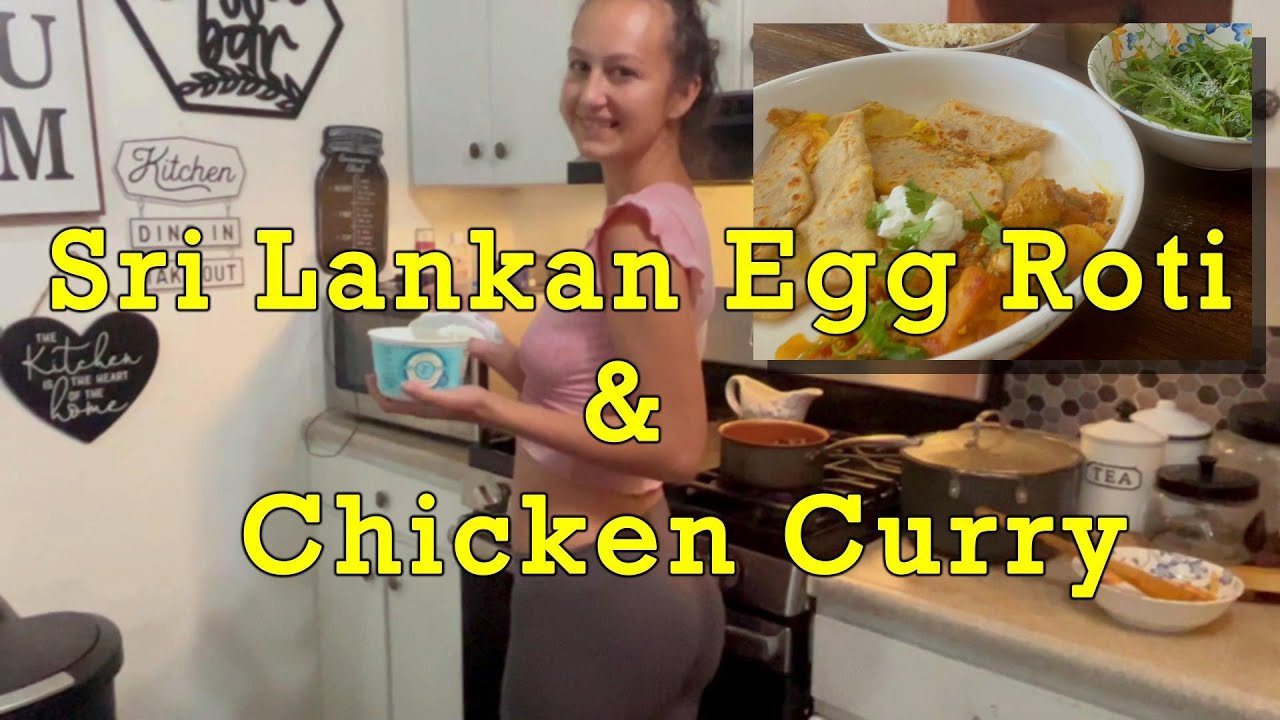 Sri Lankan Egg Roti & Pakistani-Style Chicken Curry | Easy Family Meal Full of Flavor!