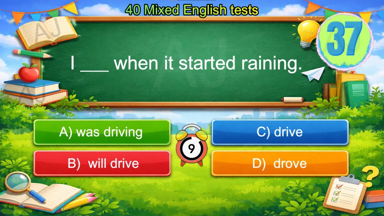 Mixed tests | 40 Easy Tests with Answers for Beginner and Elementary | Learn English