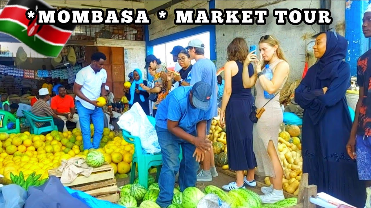 INSIDE The Biggest Food Market Of Mombasa , kenya🇰🇪. : Trying SHARK MEAT for the first time 🙆🏻🇺🇬