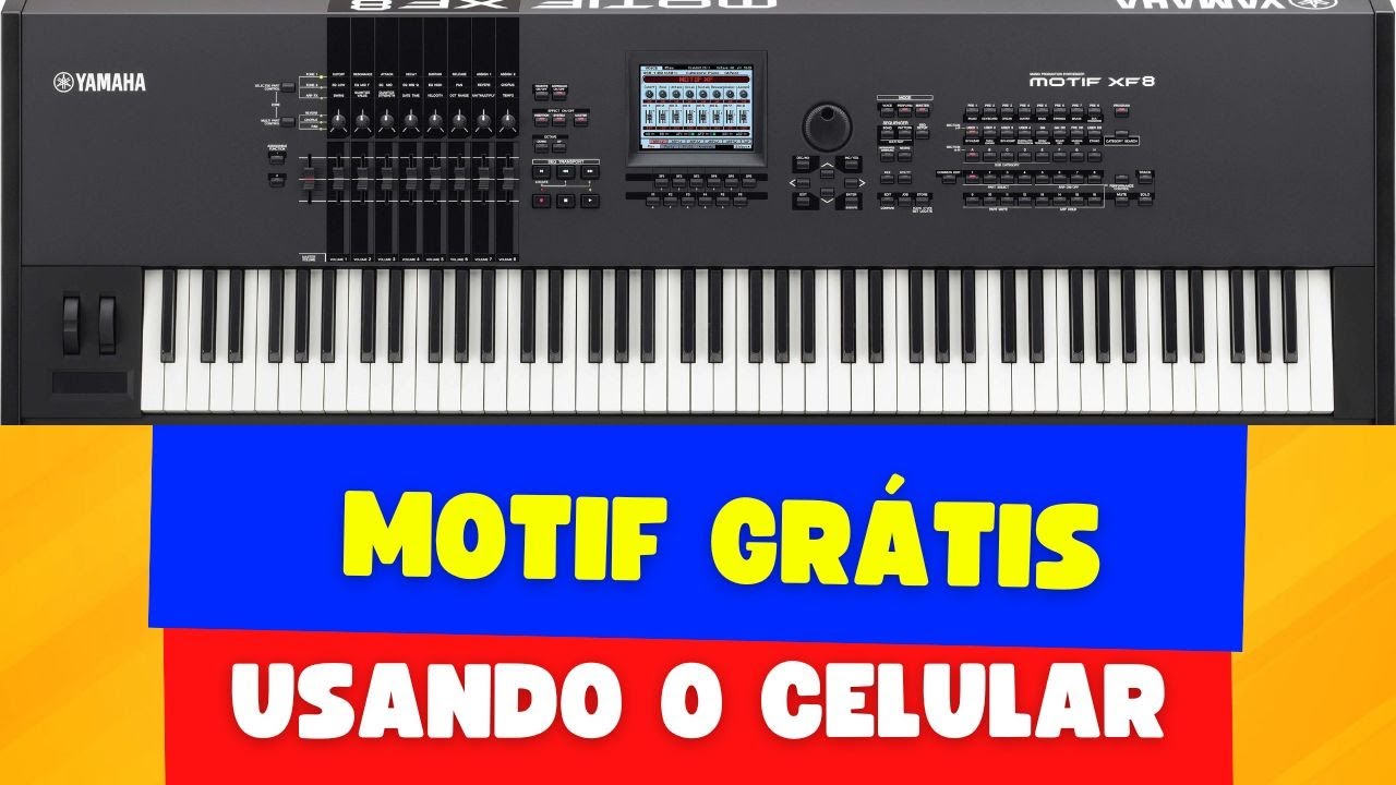YAMAHA MOTIF gratis usando o celular - Audio Evolution