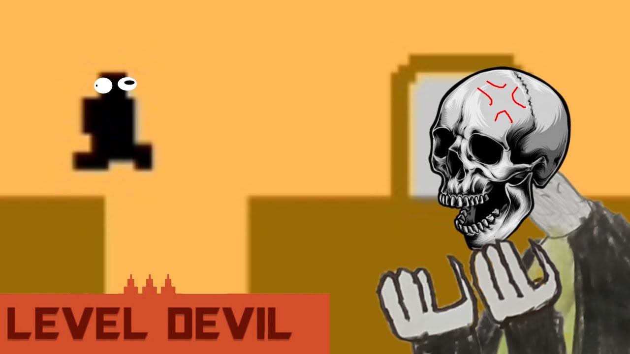 FUI TAPEADO! (Jogando Level devil - not a troll game)