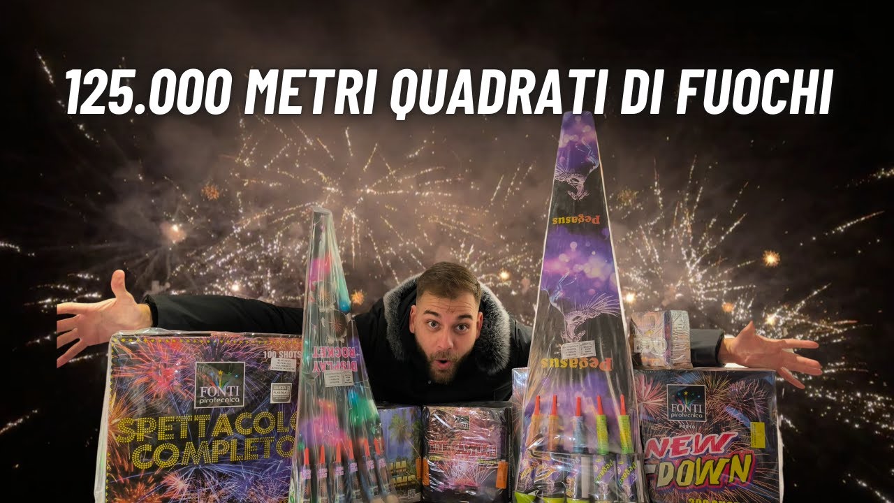 Visitiamo un MAGAZZINO da 125.000 METRI QUADRI DI FUOCHI D’ARTIFICIO e spariamo un COMPOUND ASSURDO!