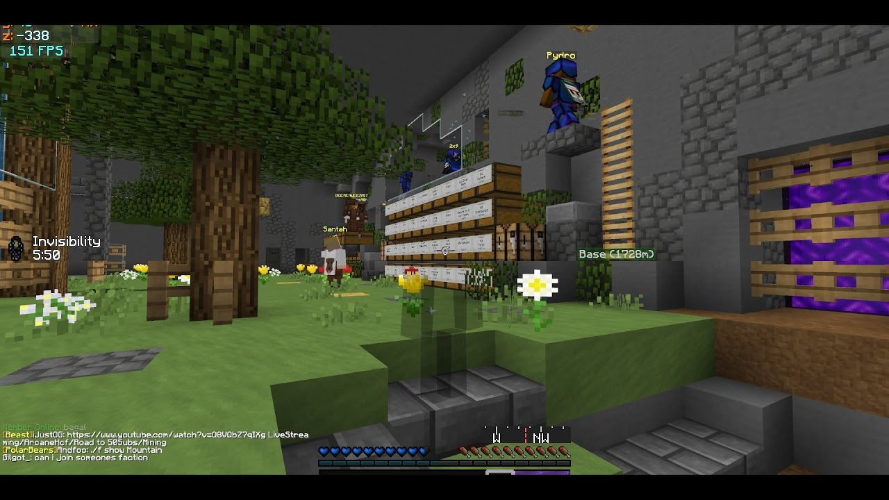 MAKING RICH POWER FACTION RAIDABLE!! (INVIS RAID) + INVIS RAIDING KENZOO - Arcane Factions [8]