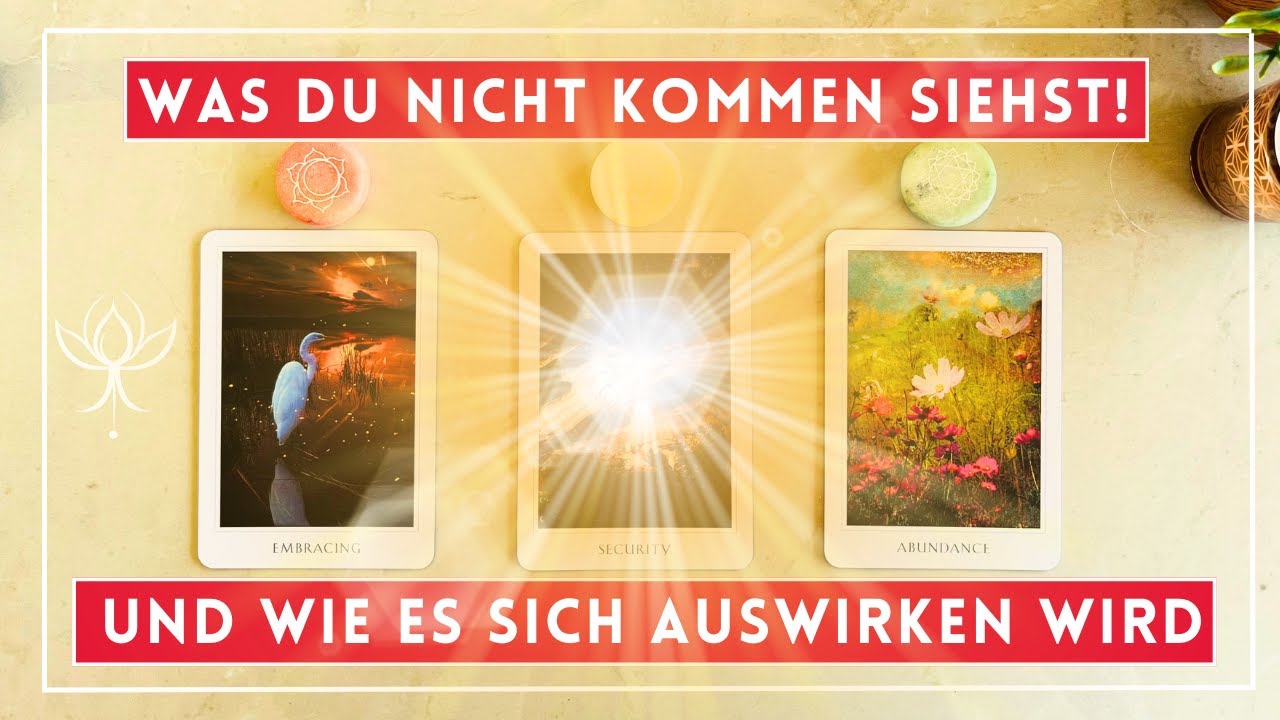Was du nicht kommen siehst und wie es sich bald auf dein Leben auswirken wird! ✨😲🤩✨