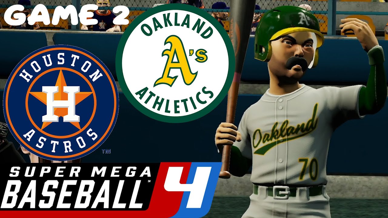 A's vs. Astros SMB4 Franchise Gameplay Highlights (Y1ALQFG2)