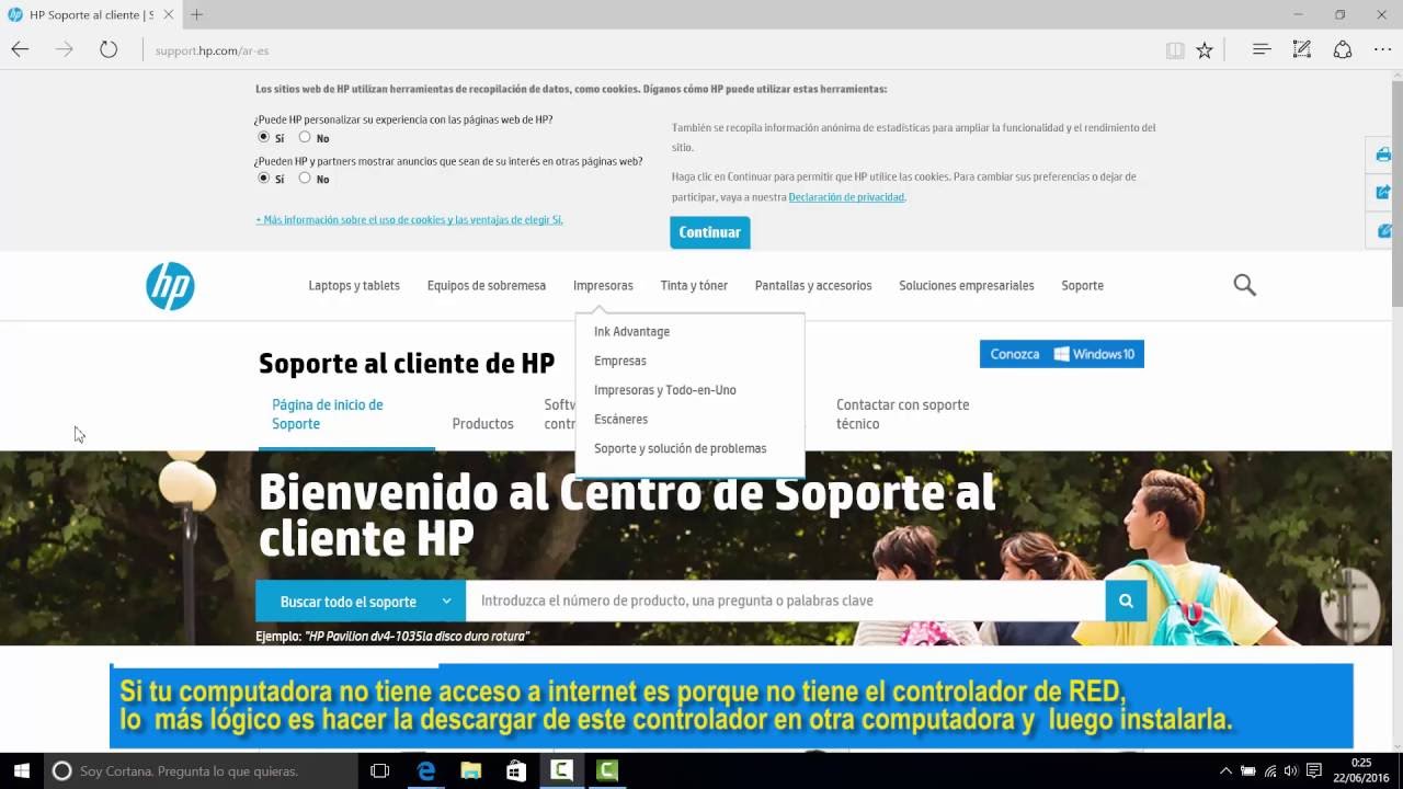 Descargando e instalando Controladores de la HP ENVY - (Proceso 3 de 3)