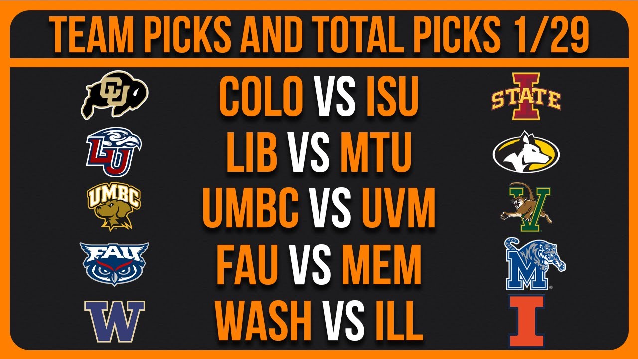 College Basketball Picks & Predictions Today 1/29/26 | NCAAB Picks Today