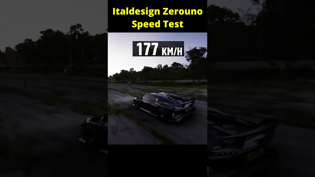 Italdesign Zerouno * Drag Test 0-300 Km/h*