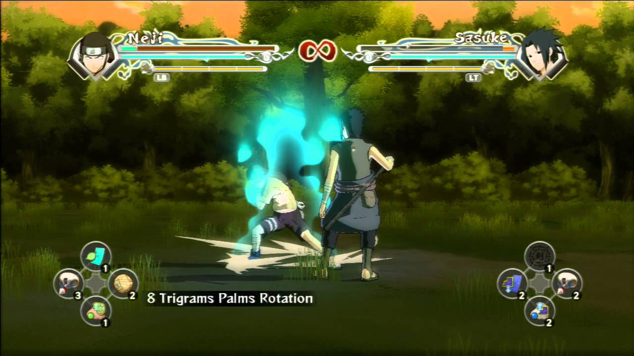 Naruto Generations: Young Neji's Moveset