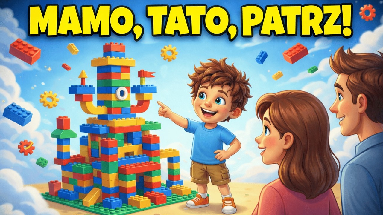 🎨 Hej Tadek! – Mamo, Tato, patrz! (zrobiłem to sam!)