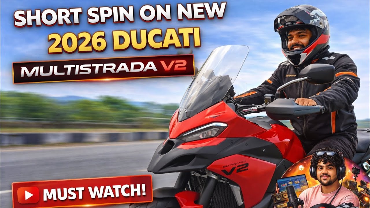 A short spin with ducati multistrada v2