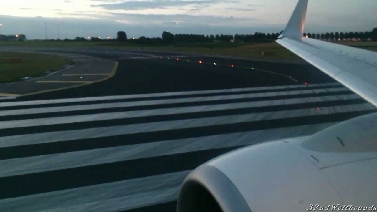 Takeoff Flight HV813 from Schiphol to Antalya.