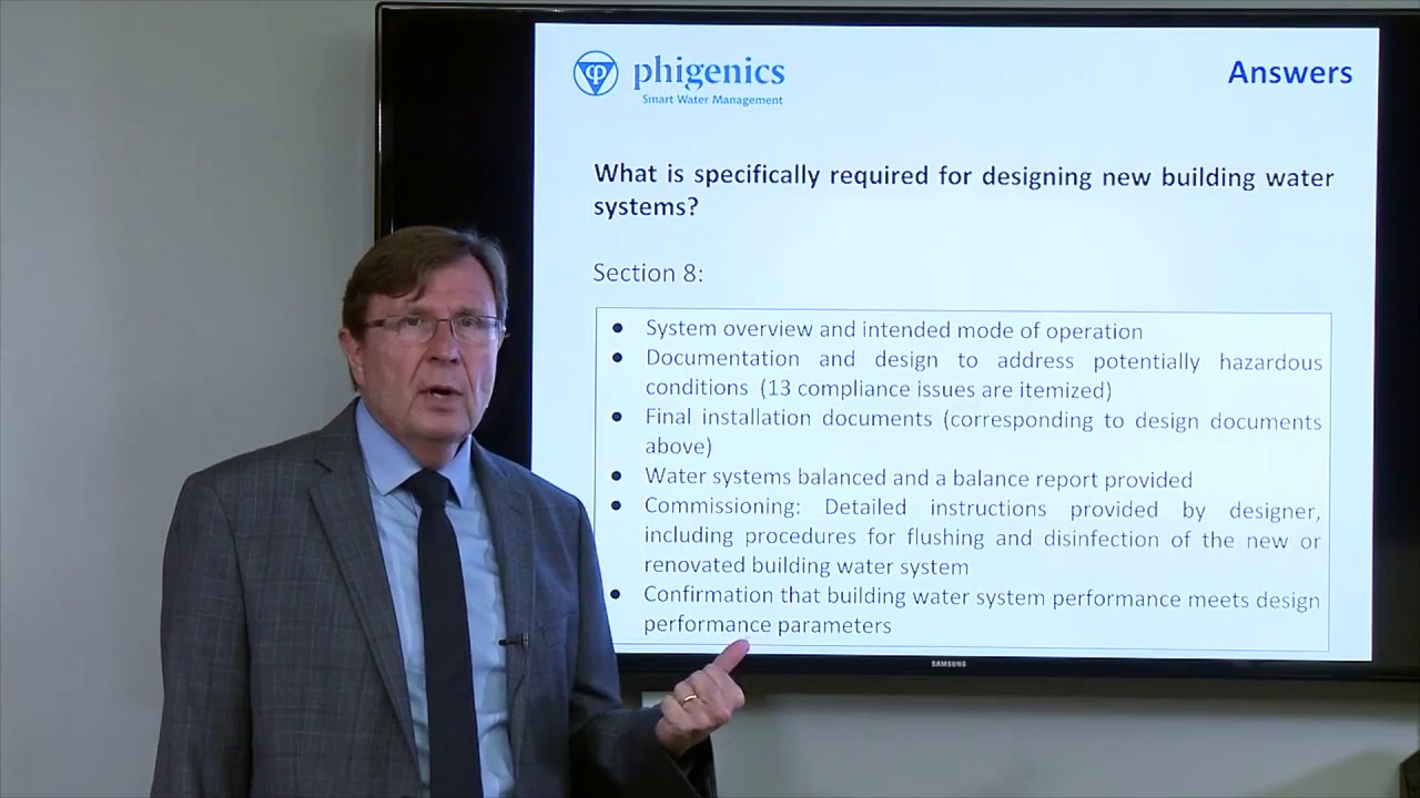 Ask the Expert: What is specifically required for designing new building water systems?