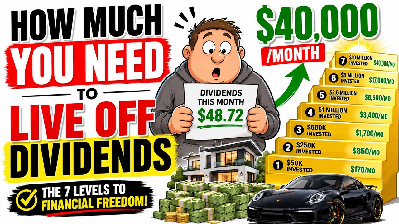 How Much Money Do You REALLY Need to Live Off Dividends?