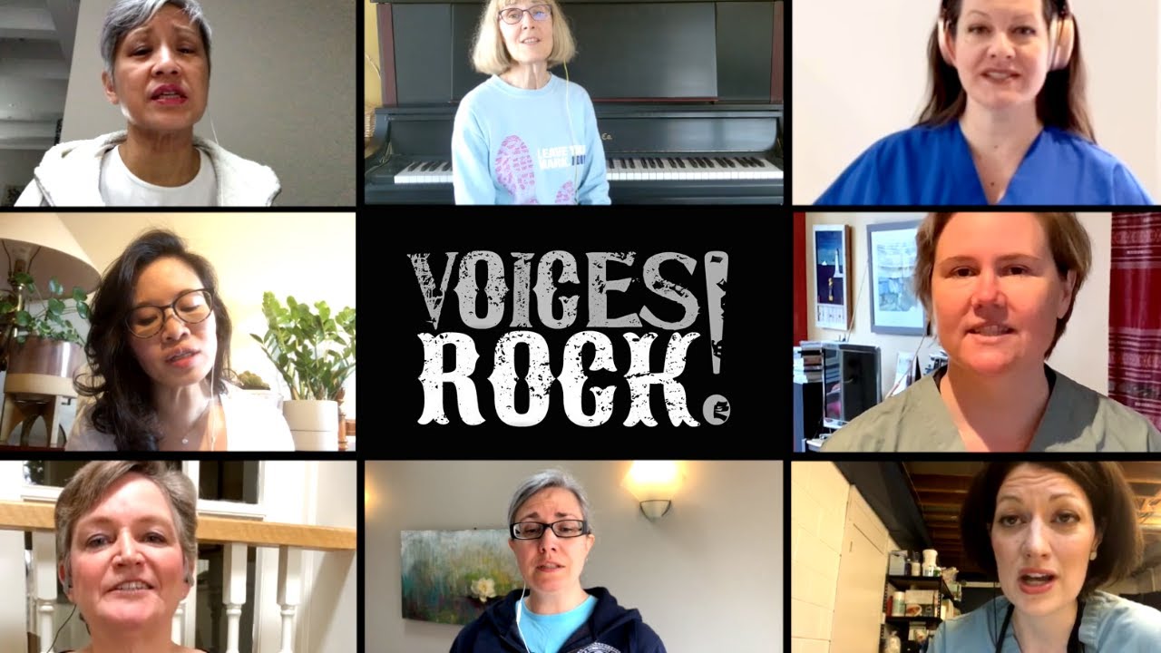 Choir of Women Physicians sings RISE AGAIN (virtually) | Voices Rock Canada