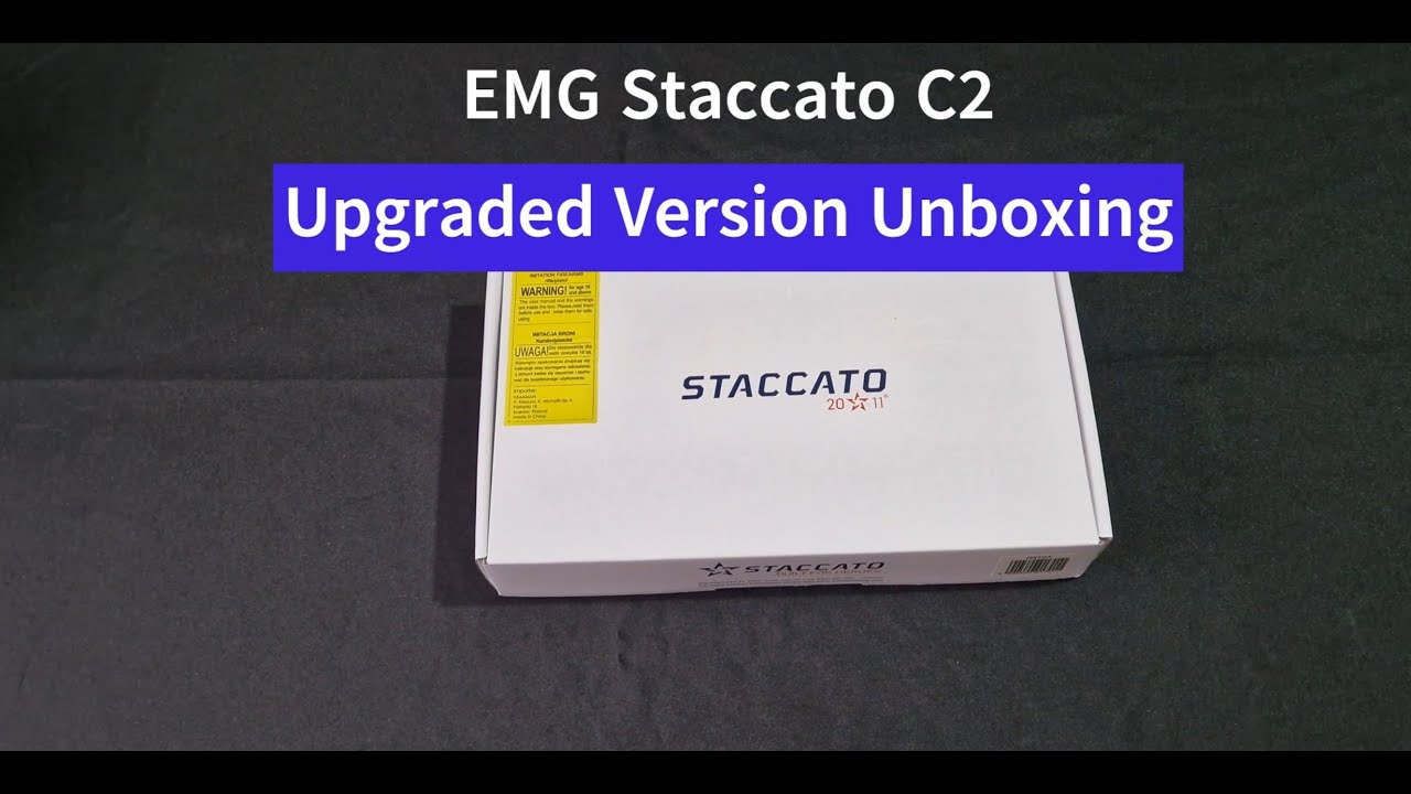 Распаковка модернизированной версии EMG Staccato C2.