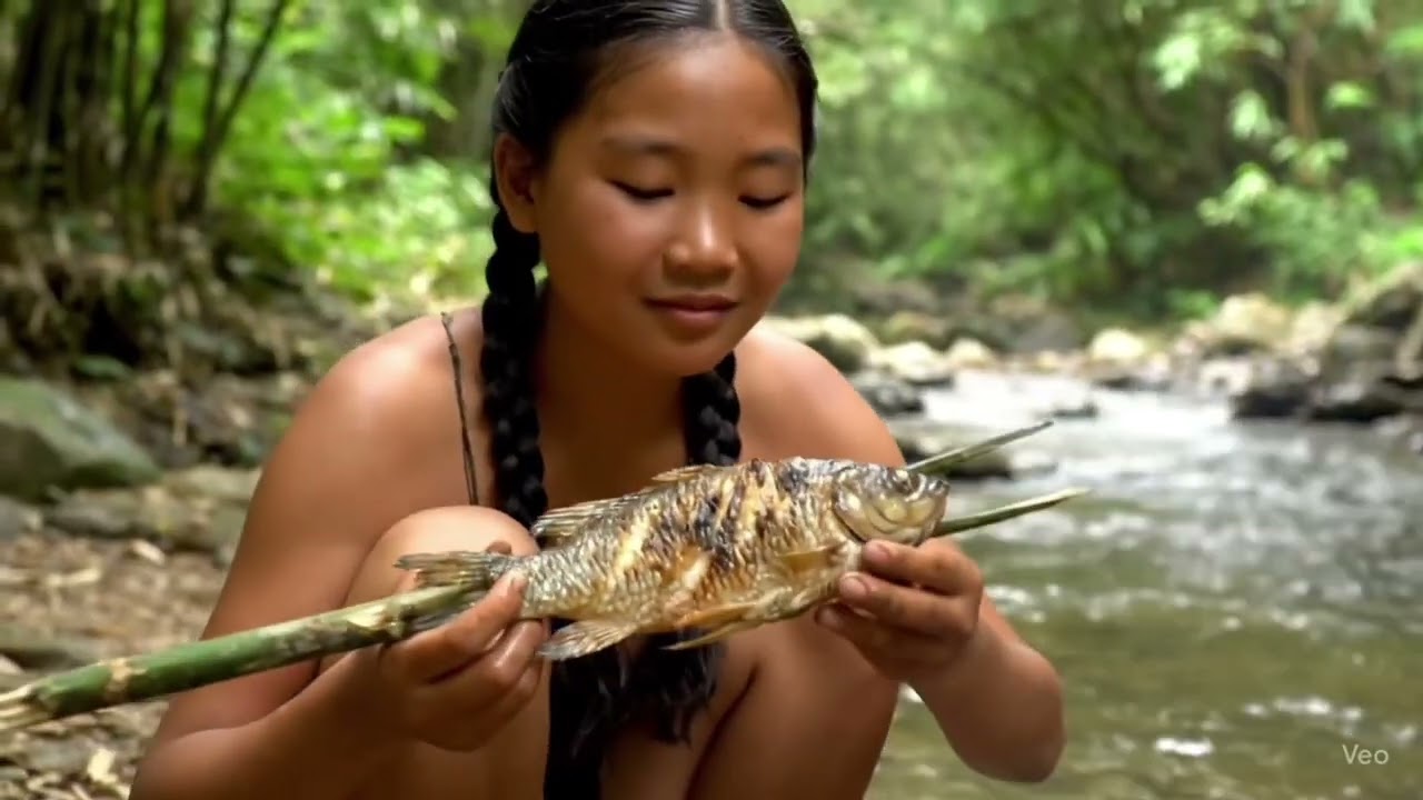 24 Hours Alone in the Deep Jungle | Solo Survival Girl