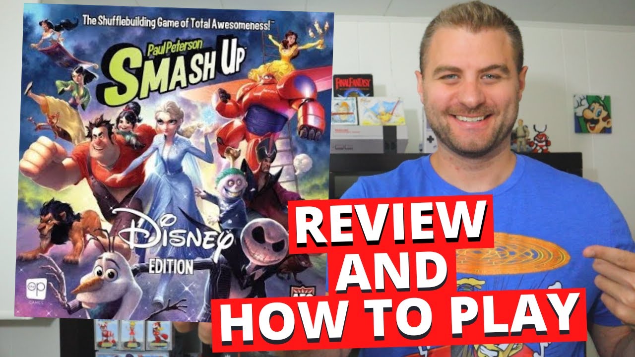Обзор настольной игры Smash Up Disney Edition и как играть