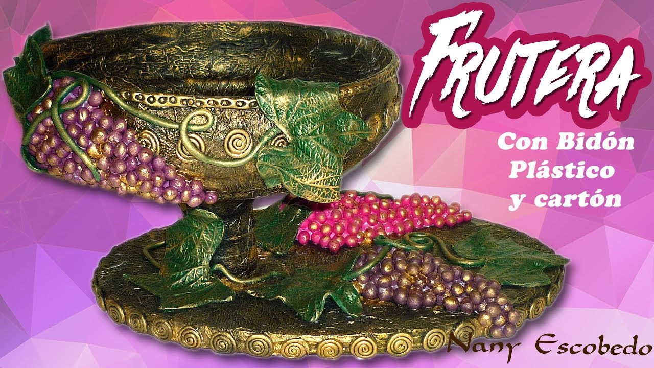 FRUTERA CON BIDÓN PLÁSTICO Y CARTÓN