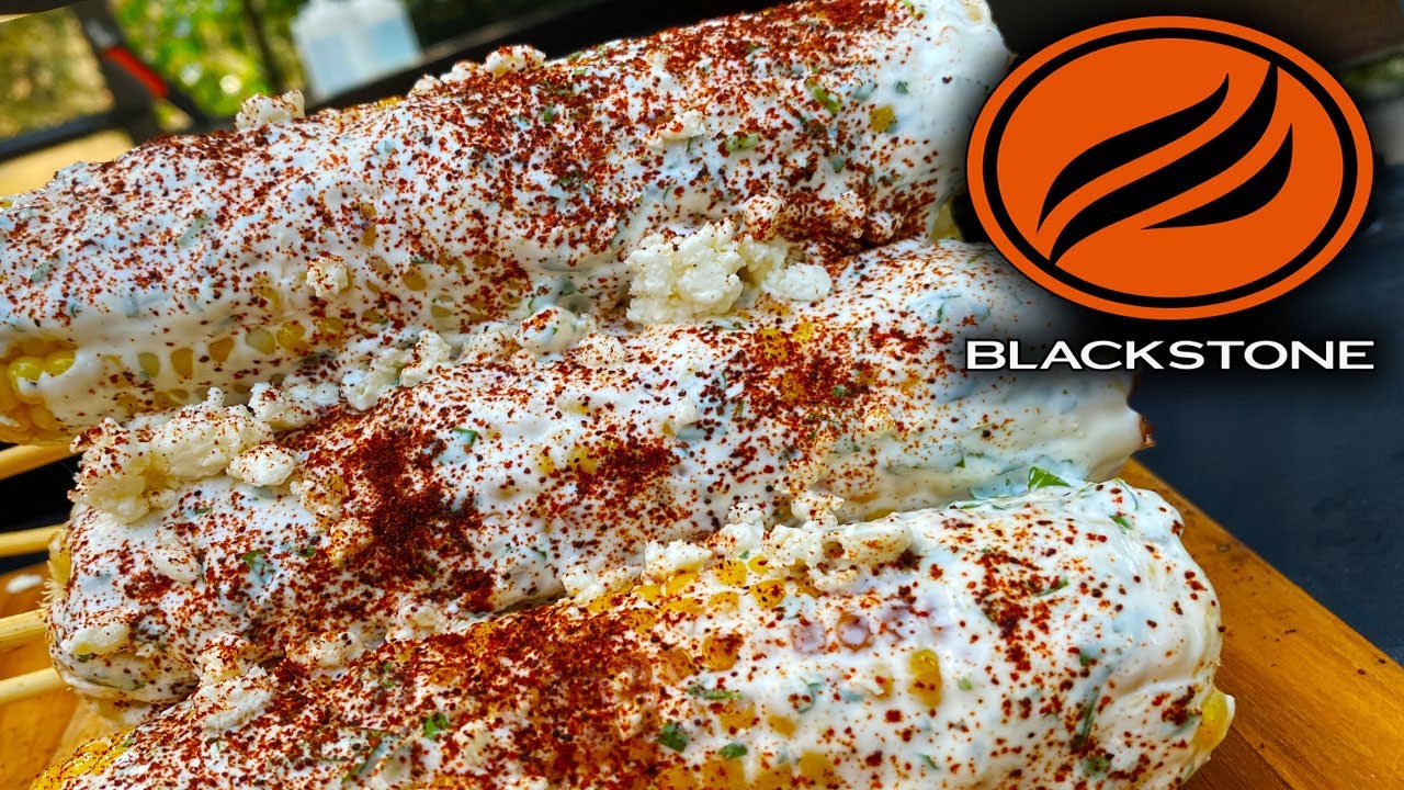 HOW TO MAKE AMAZING MEXICAN STREET CORN ON THE BLACKSTONE GRIDDLE! EASY ELOTES RECIPE
