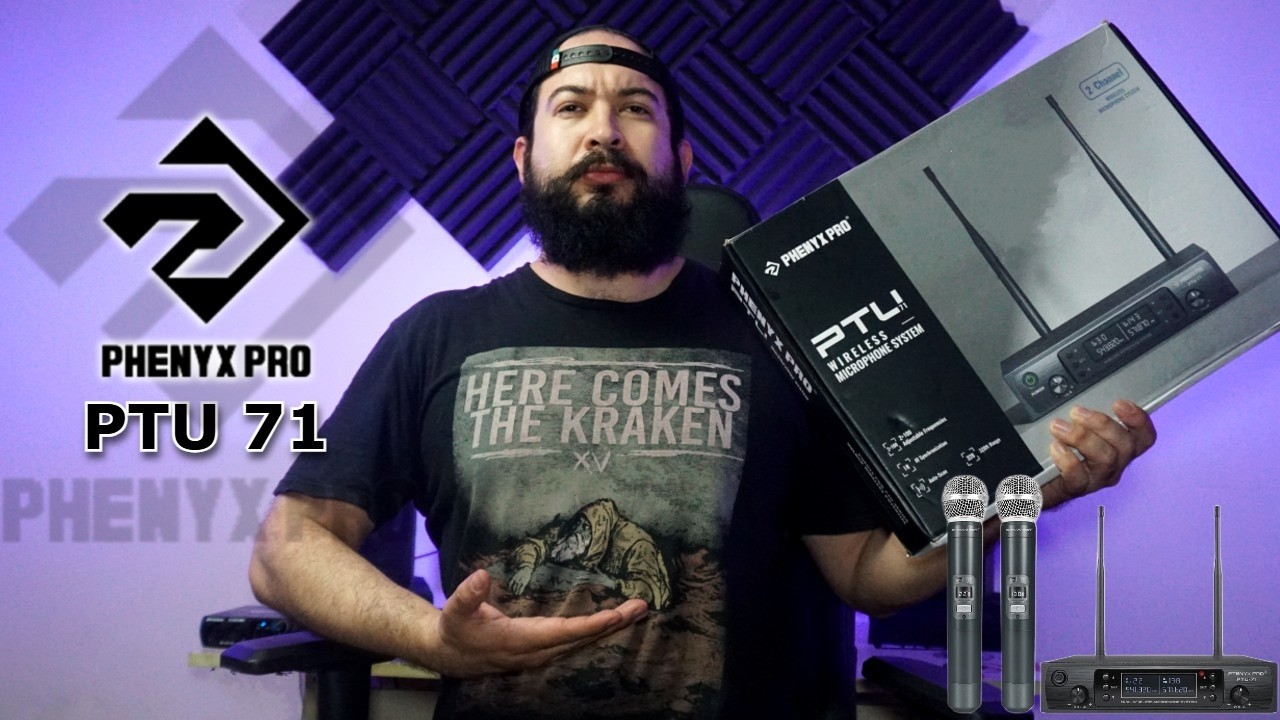 Microfonos inalambricos Phenyx Pro PTU 71-2H Unboxing, prueba y review