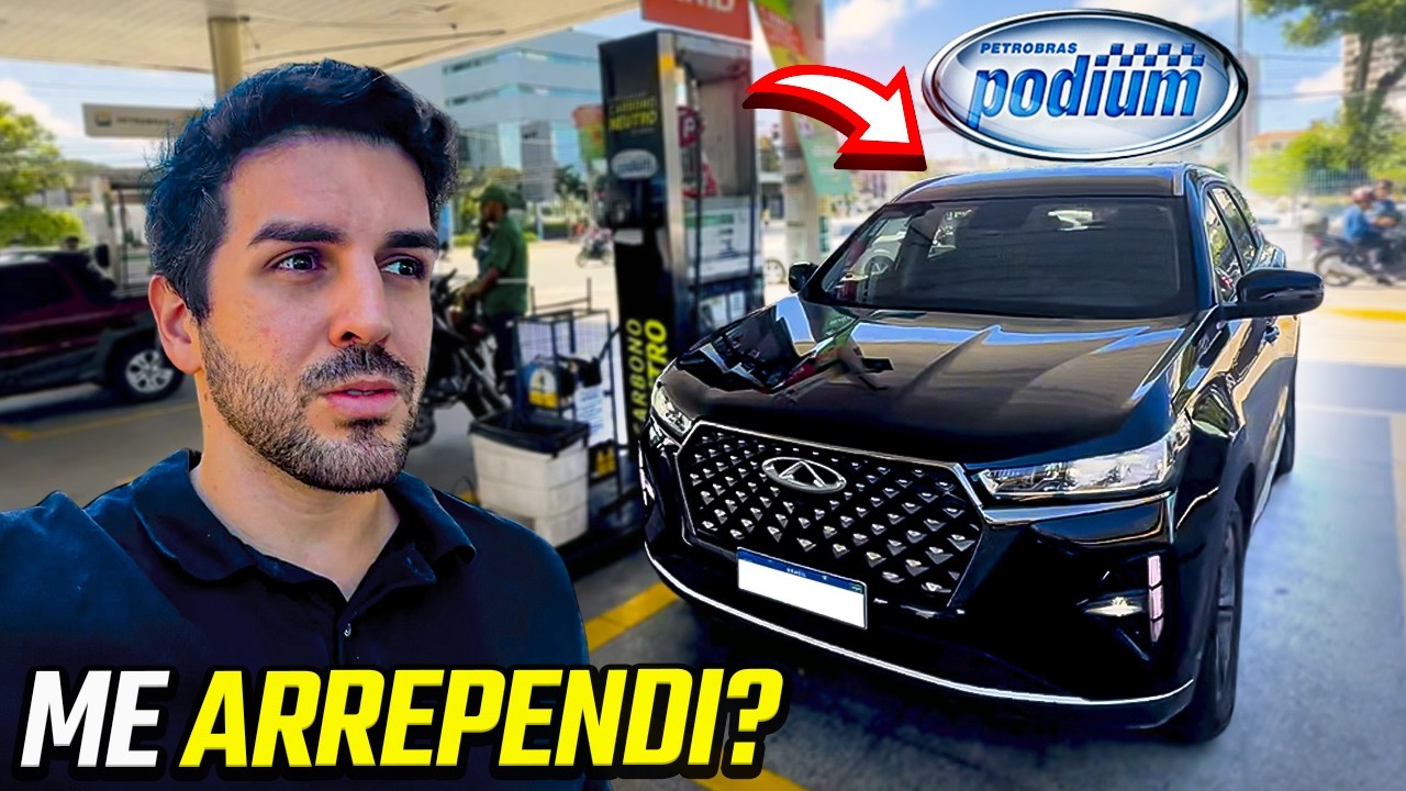 O CONSUMO DO TIGGO 7 SPORT MELHORA COM A GASOLINA PODIUM? TESTEI NA PRÁTICA