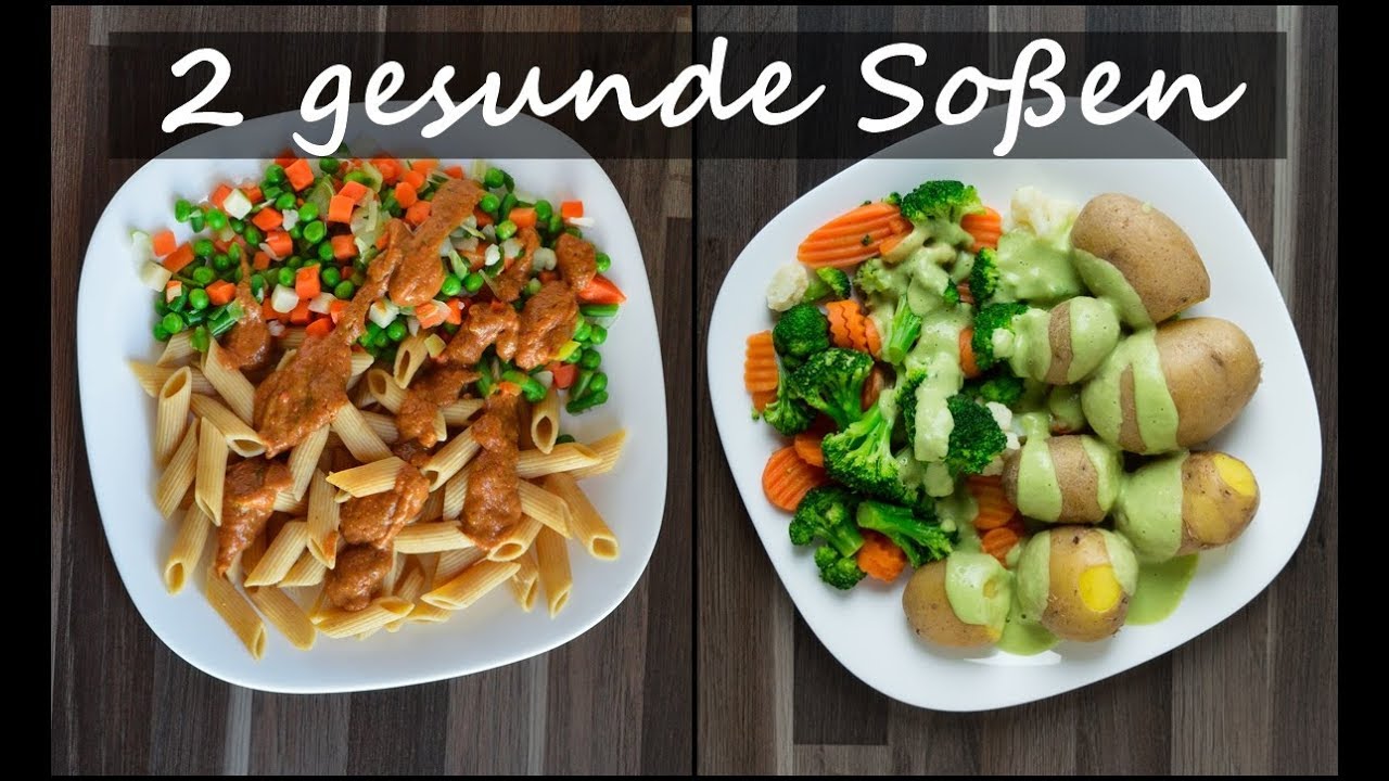 SOßEN SELBER MACHEN | 2 gesunde Soßen Rezepte!