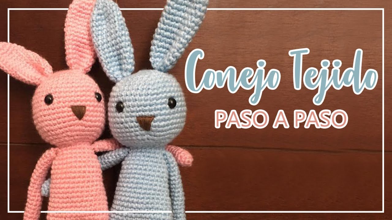 ➤ Conejo tejido | Paso a paso | Fácil