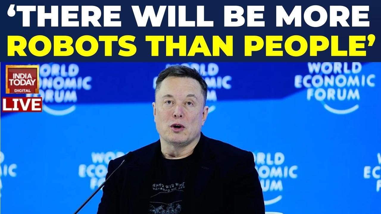 Elon Musk LIVE News | Musk’s Surprise Appearance at World Economic Forum 2026 | World News LIVE