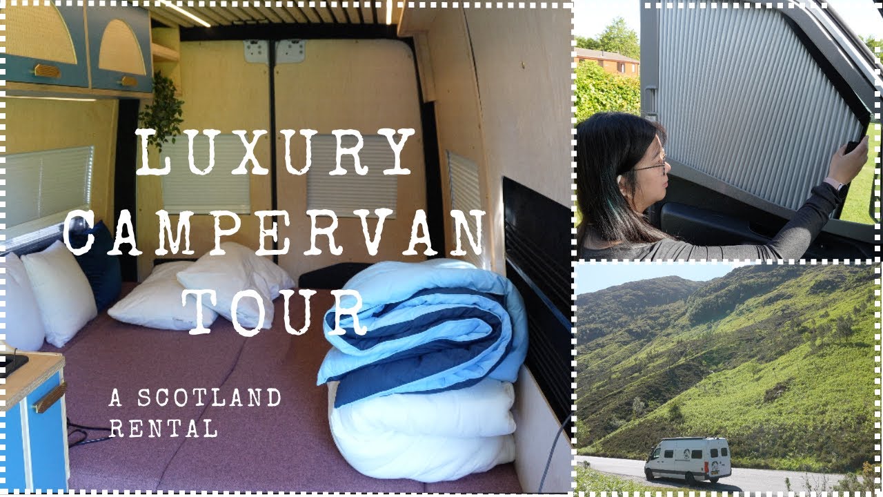 Luxury Mercedes Van Layout (King sized bed, shower, and toilet)