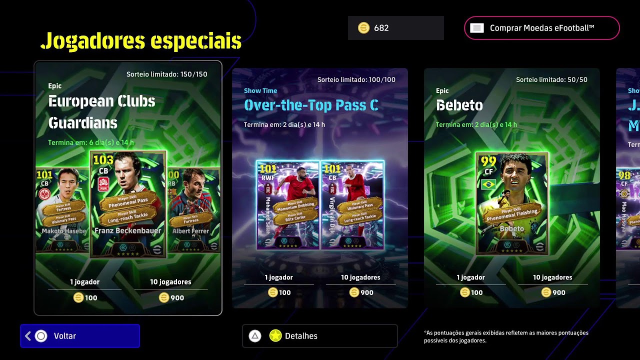Live eFootball 26 eventos PS5