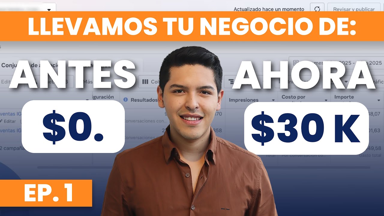🤑 DE $0 A $30K CON FACEBOOK ADS - Así lanzamos CAMPAÑAS para un negocio desde cero 🔥 | EP. 1