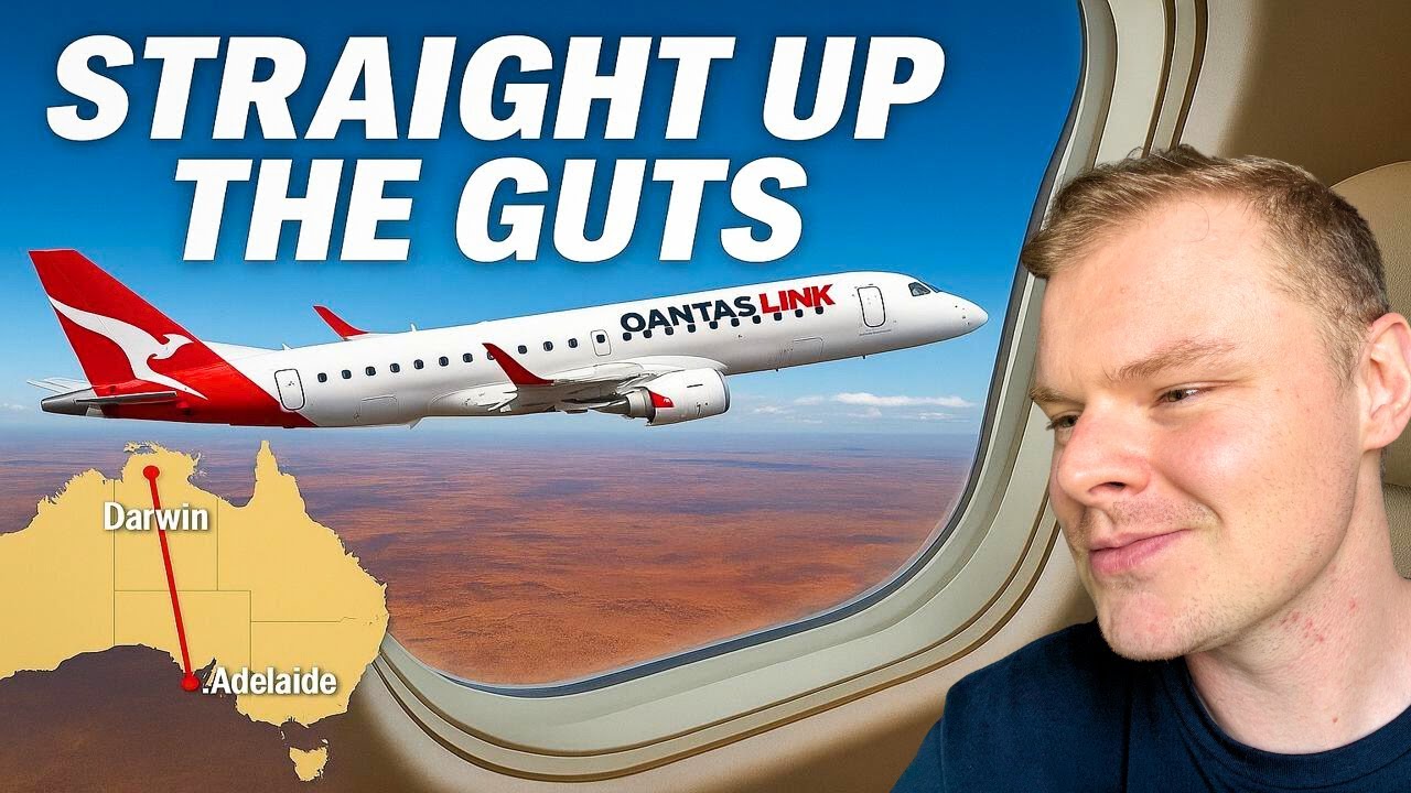 Straight Up the Guts: Qantas E190 from Adelaide to Darwin!