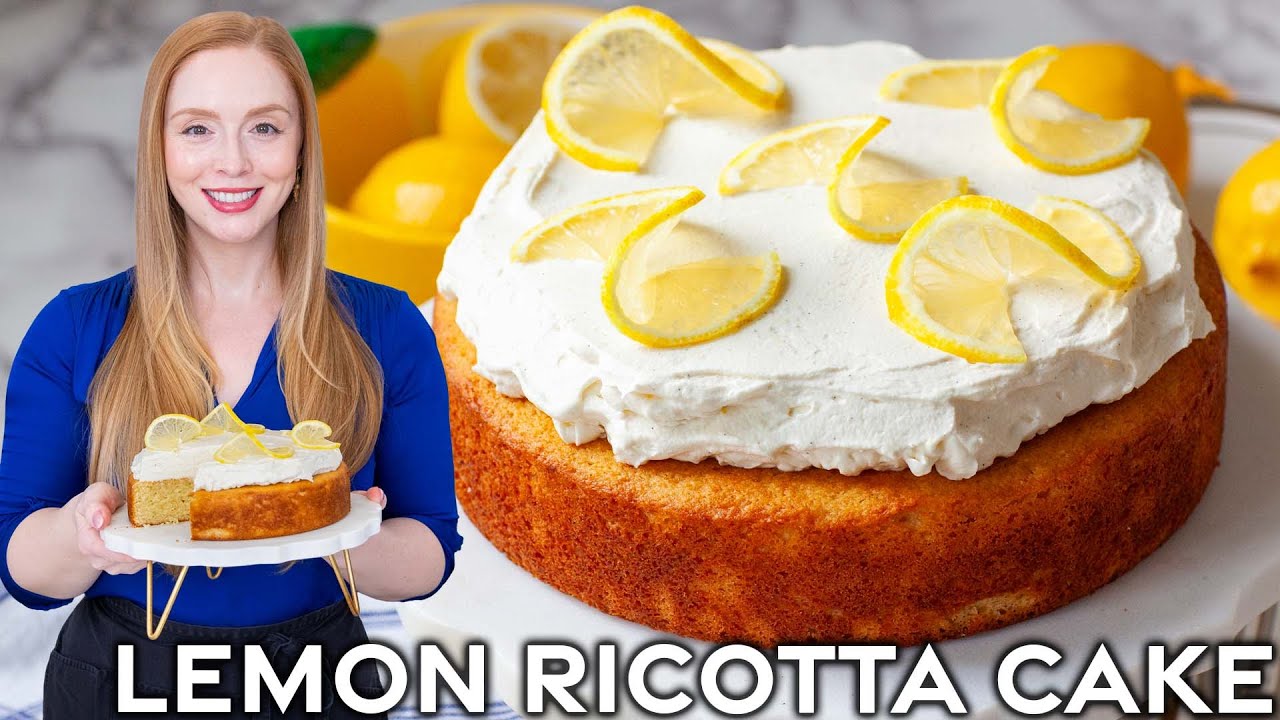 Самый простой рецепт лимонного пирога с рикоттой!