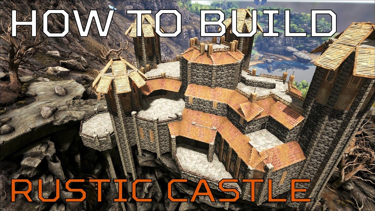 🦄 Ragnarok HOW TO BUILD Rustic Castle | Ark Survival [NO MODS]