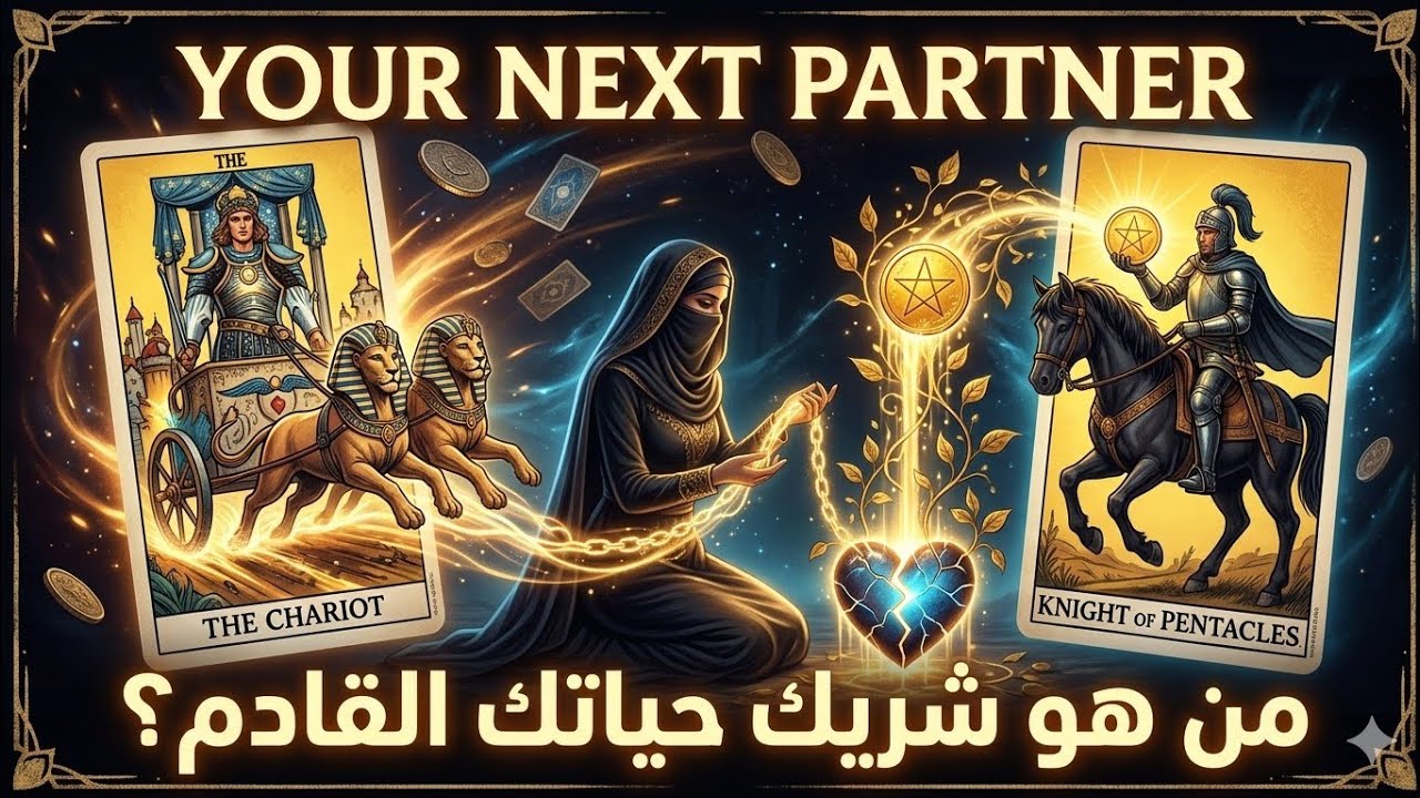 من هو شريك حياتك القادم؟👩‍❤️‍👨 مواصفاته،عمله، وبرجه#تاروت#توقعات_الحب#فارس_النقود#قراءة_تاروت #ابراج
