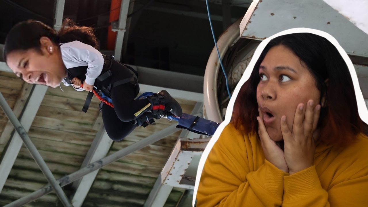 Surprising my twin sisters on their 18th birthday with bungy jumping