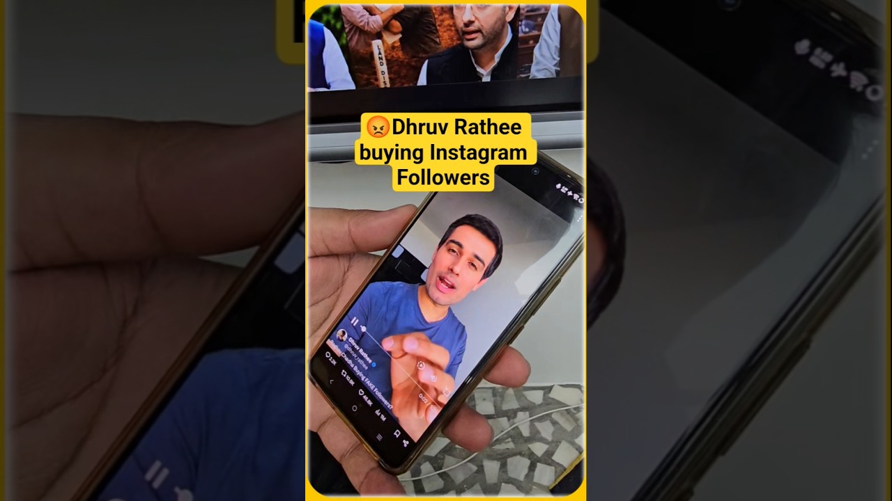 Dhruv Rathee cought buying Instagram Followers #dhruvrathee #raghavchadha