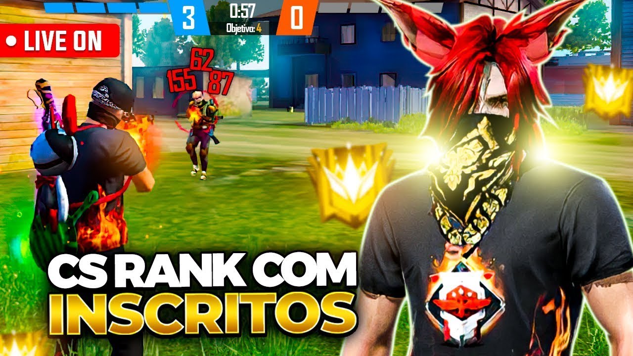 🔴AO VIVO - FREE FIRE RUMO AO ELITE!